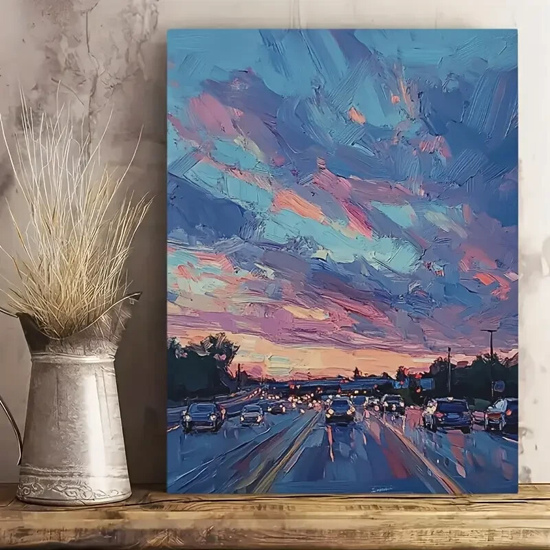 Vintage Cartoon Theme Wall Art  Canvas Unframed/Framed