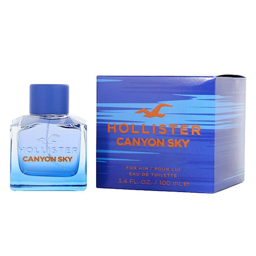 Canyon Sky by Hollister 3.4 oz EDT Cologne for Men Brand New In Box