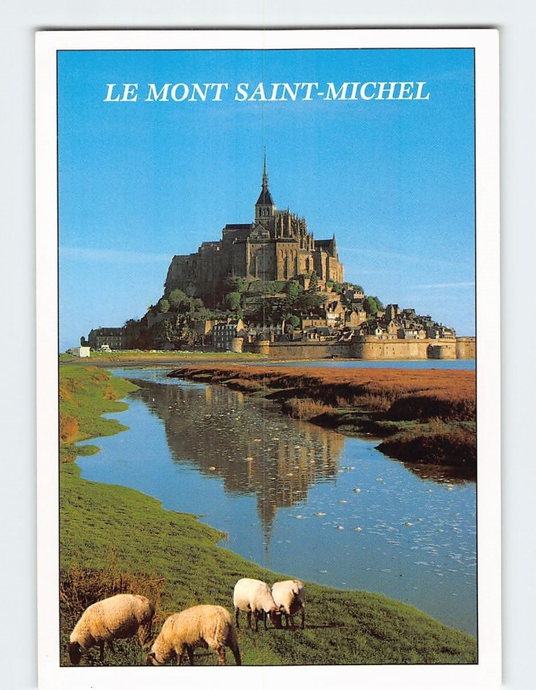 Postcard Le Mont Saint Michel France