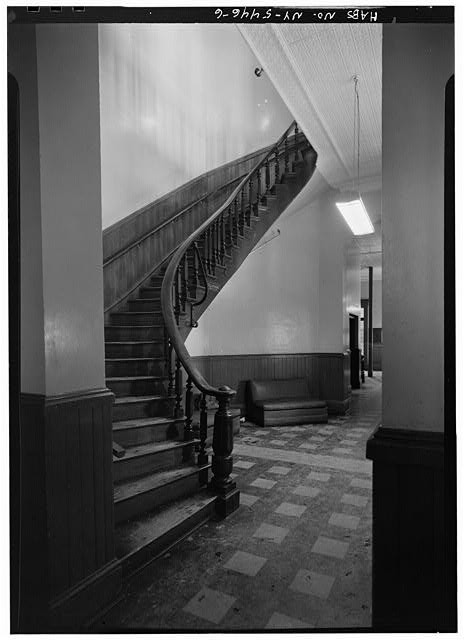 6. INTERIOR, FIRST FLOOR, GENERAL VIEW OF MAIN STAIR - Syracuse University,
