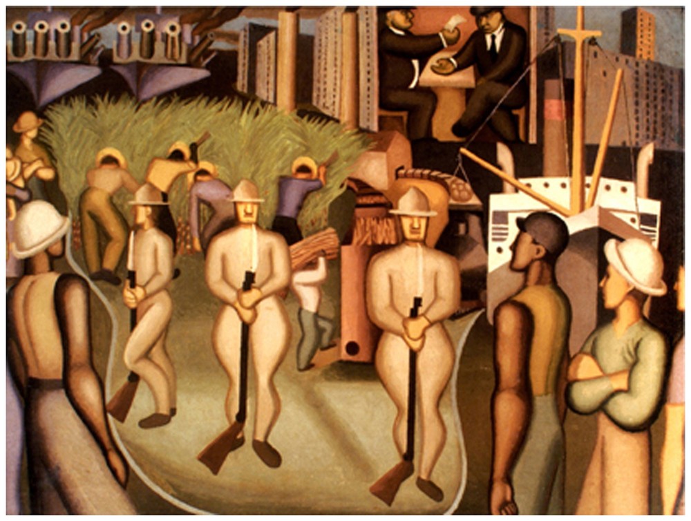 Decor Poster. Fine Graphic Art. Animated Soldiers Paint. Home Wall Design 1315