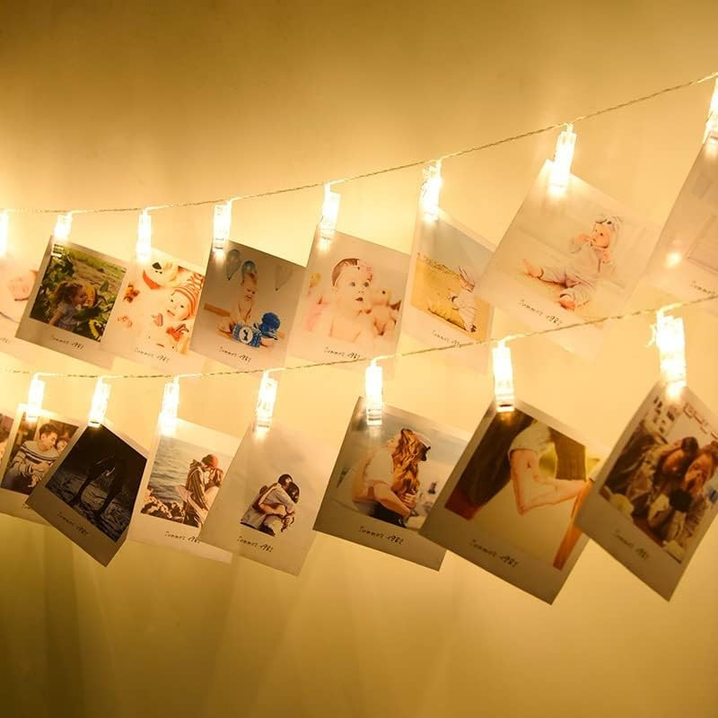 20 LED Remote-Controlled Starry Fairy Twinkle Lights for Home Decor