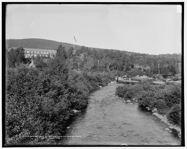 Photo:White Mountains NH Ammonoosuc River Twin Mountain House c1901