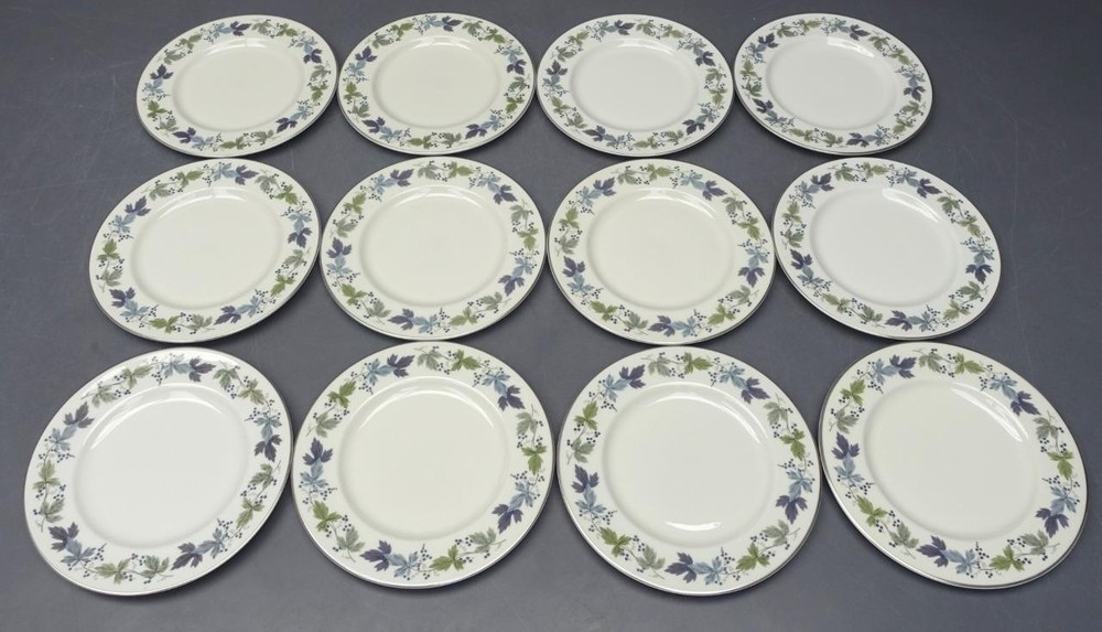 Royal Doulton Set 12 Burgundy 8