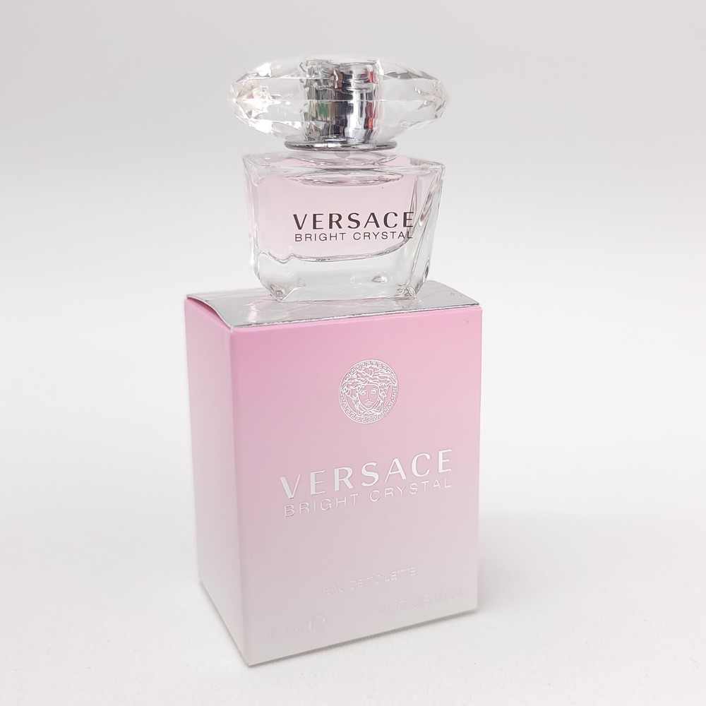 Versace Bright Crystal Eau de Toilette 0.17 Oz 5 mL NEW