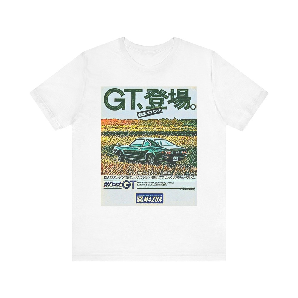 Mazda GT Retro Art Graphic Print Crewneck Unisex Jersey Short Sleeve Tee Shirt