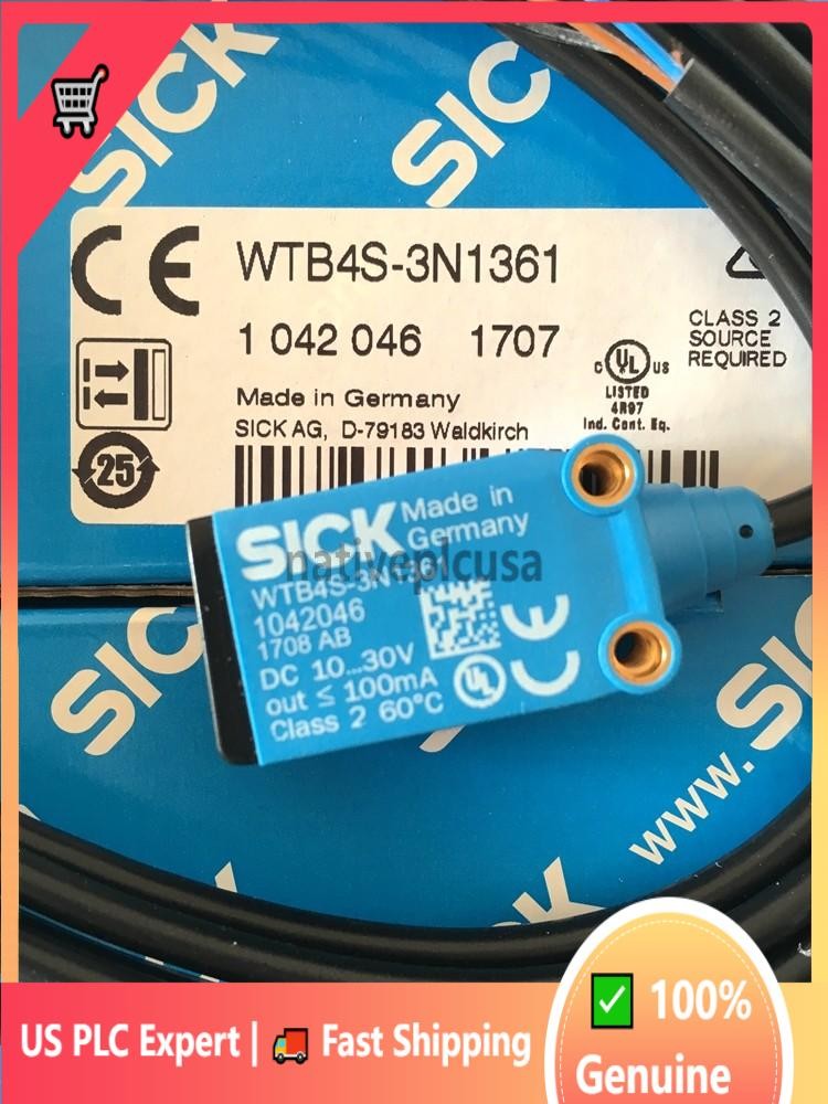SICK WTB4S-3N1361 Miniature Photoelectric Sensors,NPN,New
