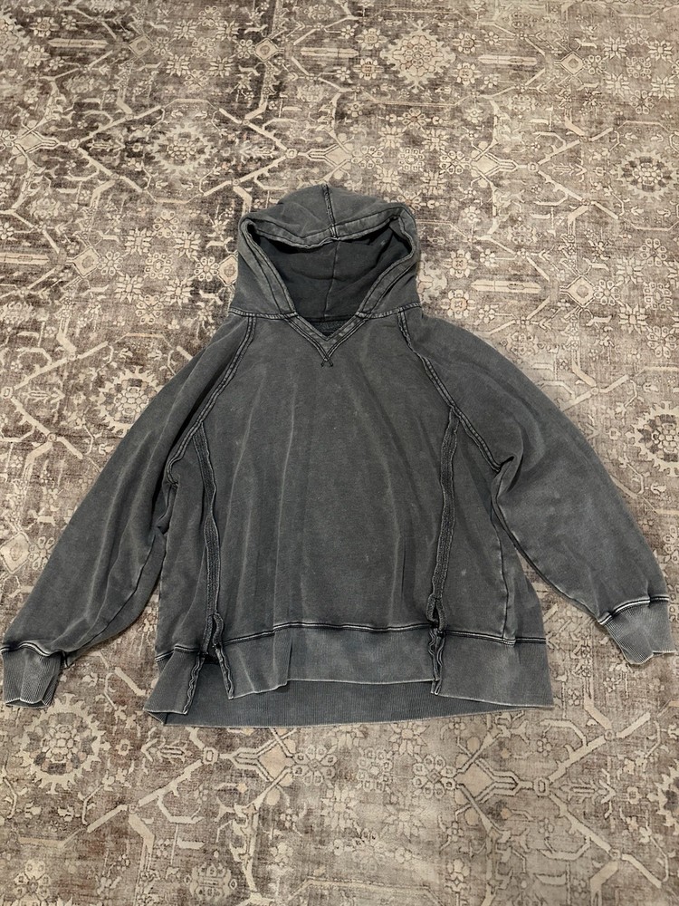 American Eagle Outfitters Women’s Oversized Pullover Sweatshirt, Grey, Size S