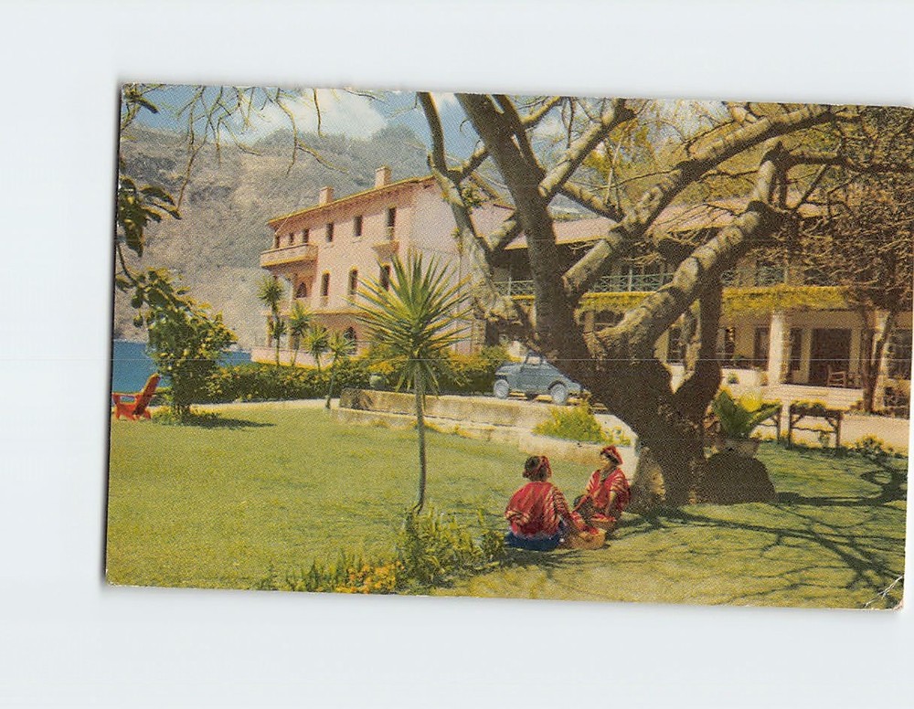 Postcard Hotel Tzanjuyu Lake Atitlan Panajachel Guatemala