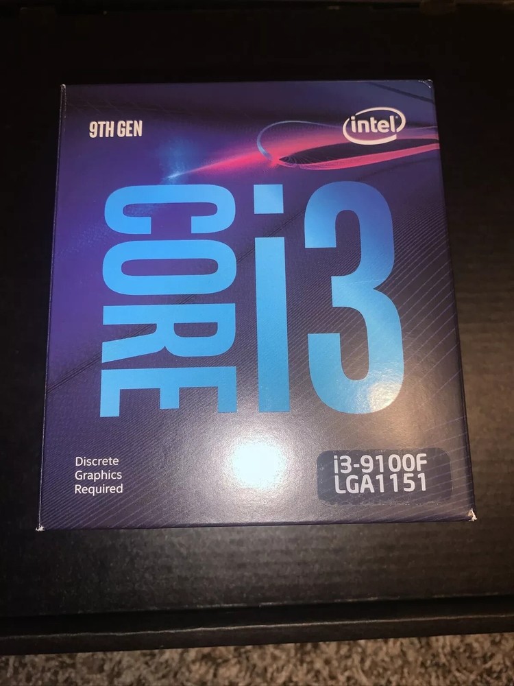 🎖Intel Core i3-9100F Coffee Lake Processor 3.6GHz 8.0GT/s 6MB LGA 1151 CPU, Fan