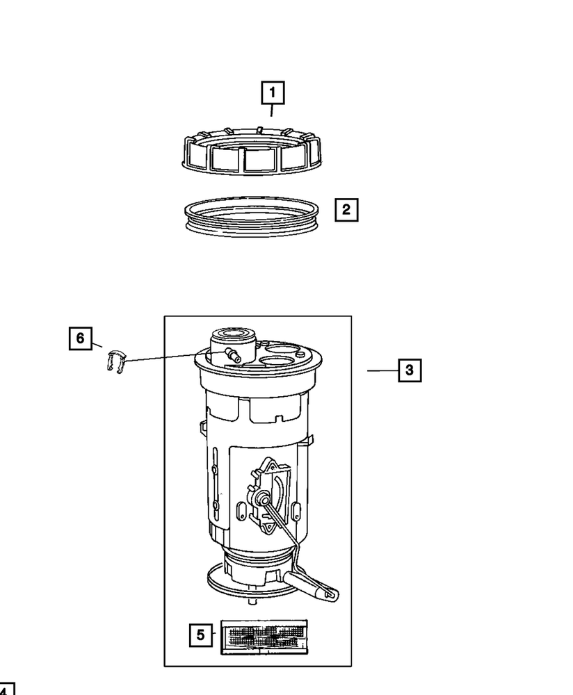 Genuine Mopar Fuel Filter 5015581AD