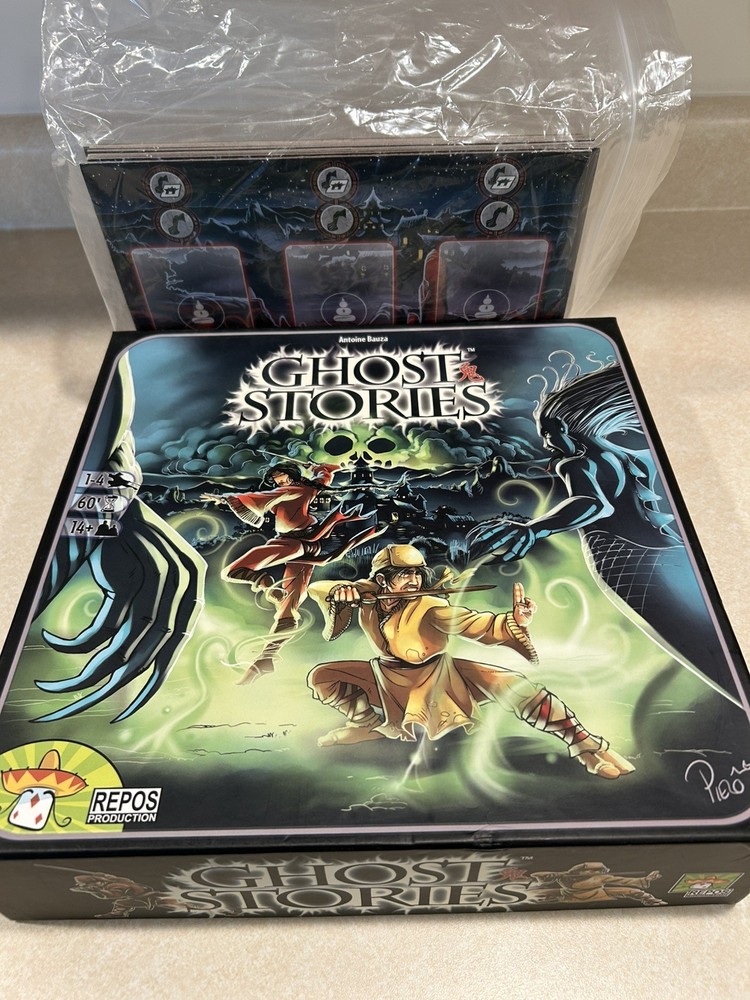 Ghost Stories Board Strategy Game by Repos Antoine Bauza 100% Complete + Extras