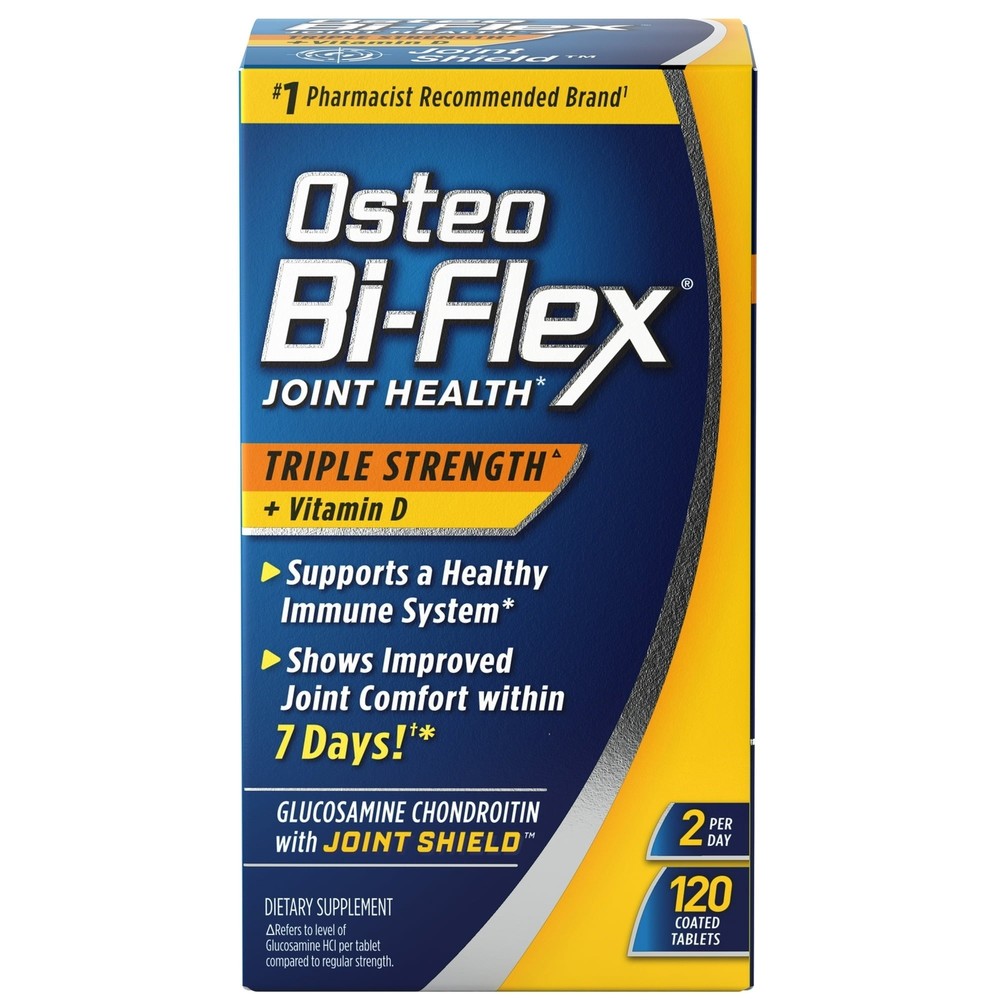 Osteo Bi-Flex Triple Strength & Vitamin D Joint Health Tablets 80ct (3 Pack)