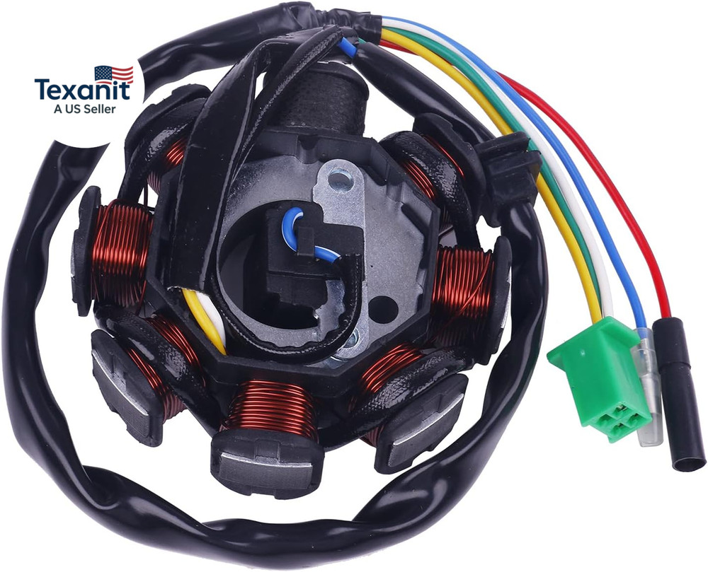 GY6 125Cc 150Cc 8 Coil Magneto Alternator Stator for 152QMI 157QMJ Chinese Scoot