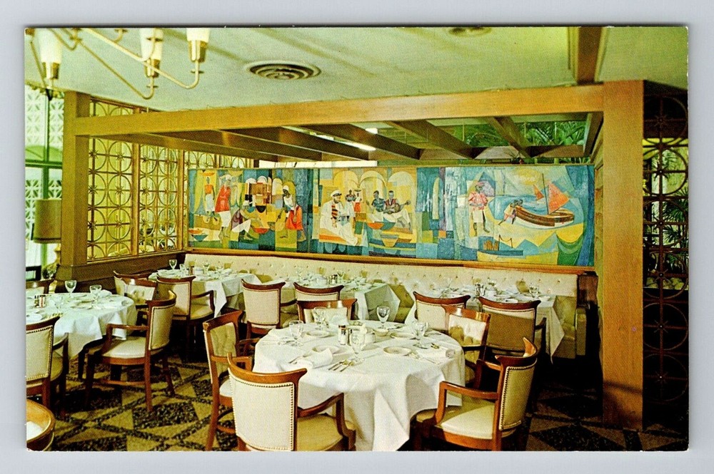 Clearwater Beach FL-Florida, Heilman's Beachcomber, Vintage Postcard
