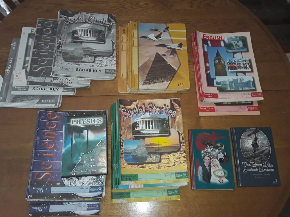 A.C.E School of Tomorrow Complete 12th Grade Homeschool Curriculum-image