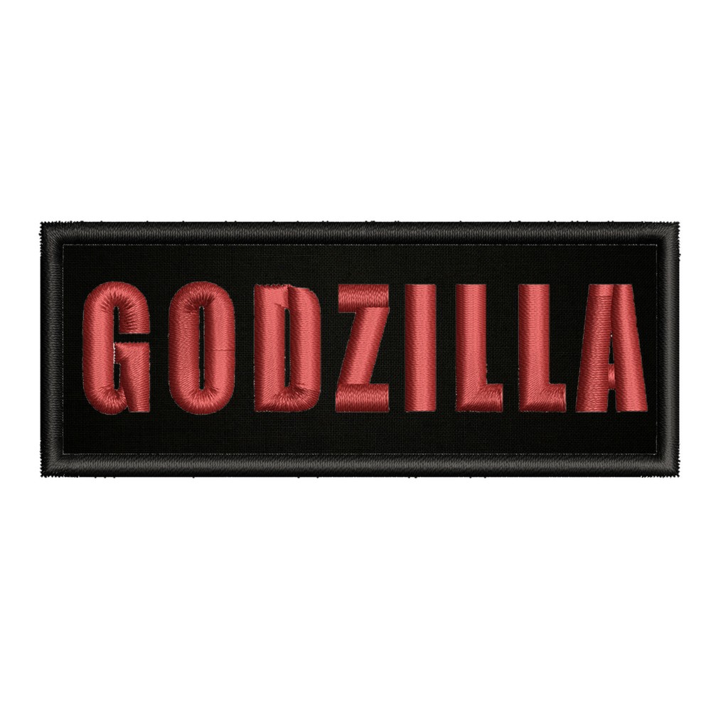 Godzilla Film Movie Patch Embroidered Iron-On Applique Kaiju Monster Kong