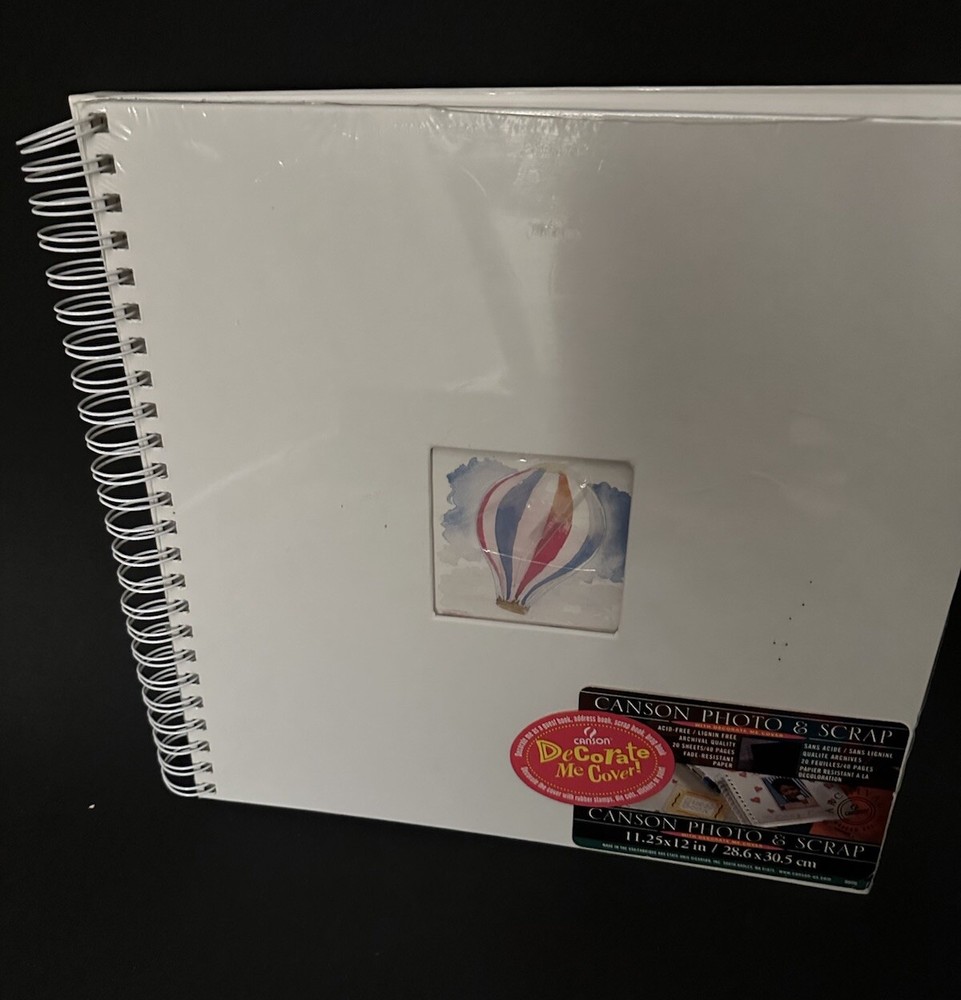 Canson Photo & Scrap Memory Book Acid Free 20 Sheets Fade Resistant Paper-image