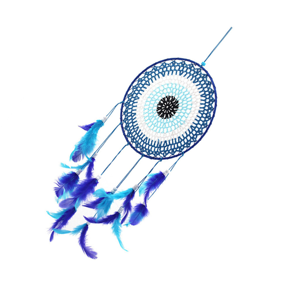 Dreamcatcher Macrame Wall Hanging Car Decor Blue Ornaments Outdoor