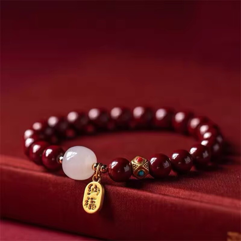 Lucky Wealth Red String Bead Bracelet Bangle Attract Money Free Shipping