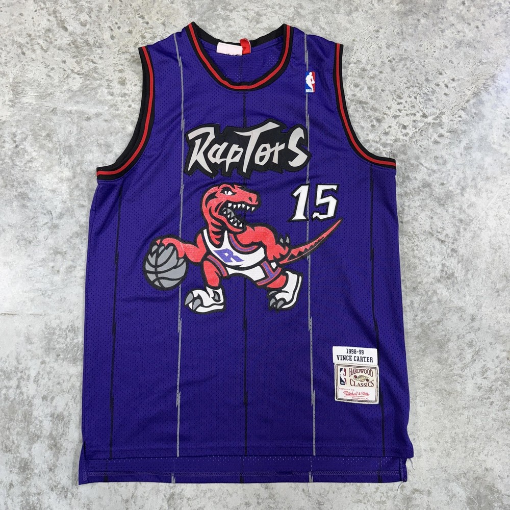 Toronto Raptors Jersey Mens XL NBA Basketball Vince Carter 15 Mitchell Ness