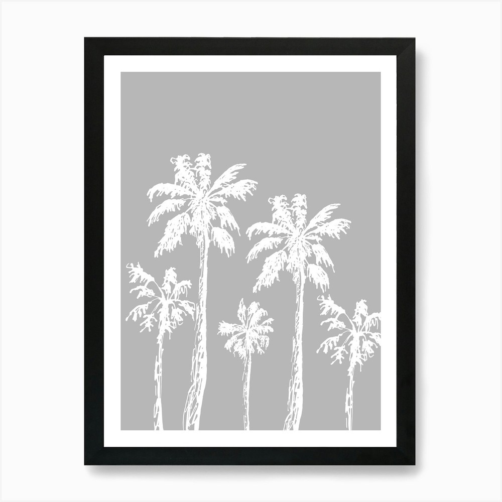 Palm Trees 3 Art Print Framed Wall Art Poster Canvas Print Picture