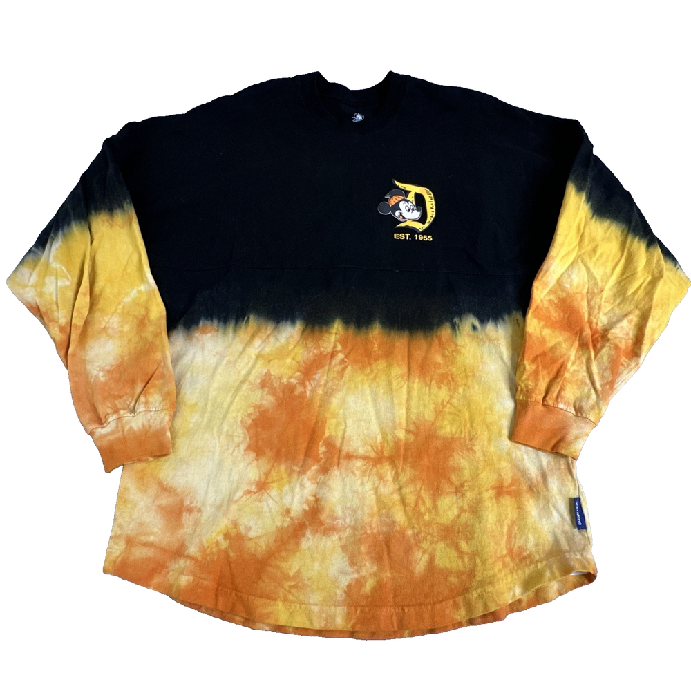 Disney Halloween Mickey Mouse Spirit Jersey T-Shirt. Tie Dye. Women's