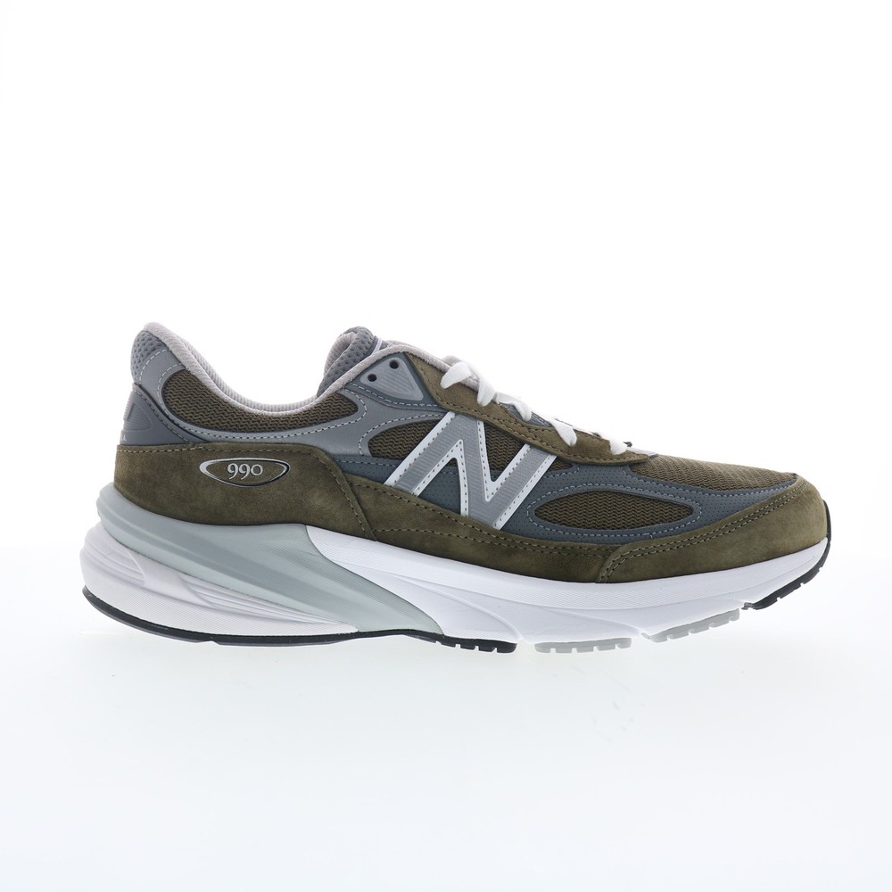 New Balance 990 V6 Made In USA U990OG6 Mens Green Lifestyle Sneakers Shoes