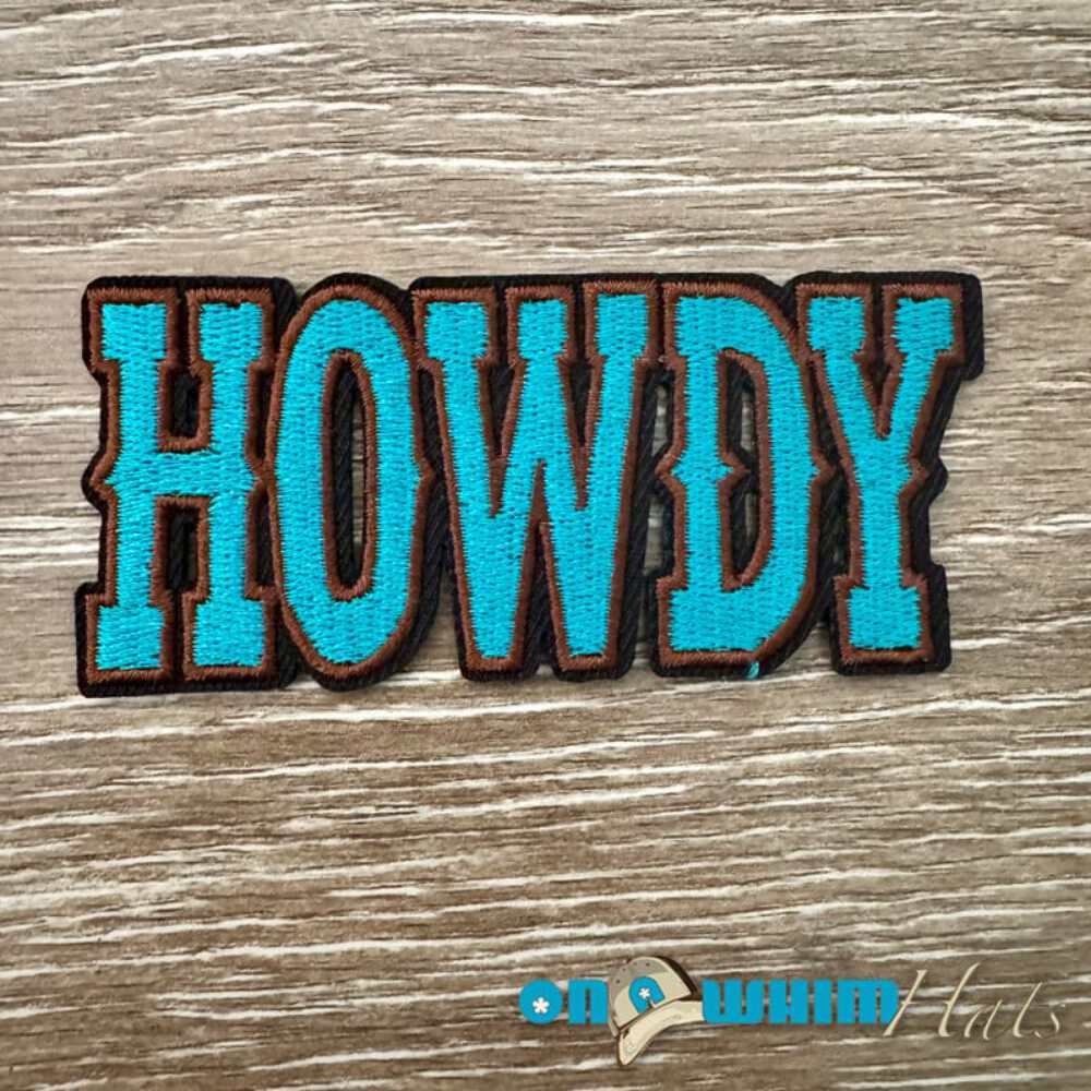 Howdy Iron-On Patch