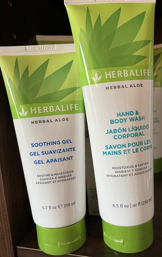 Hydrating Gel 6.7 fl oz & Hand|body wash 8.5 fl oz Aloe Vera Chamomile Caléndula