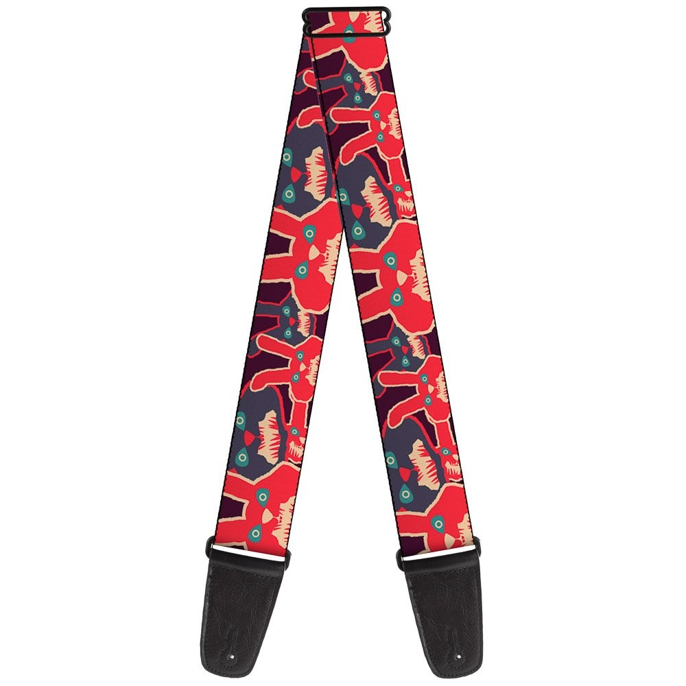 Guitar Strap - Angry Bunnies Purple/Red/Blue ACC NEWAnother great item from Rarewaves USA | Free delivery!