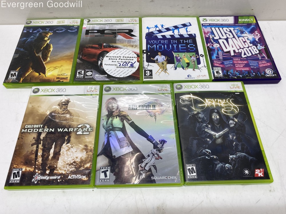 Lot of 7 Xbox 360 Games