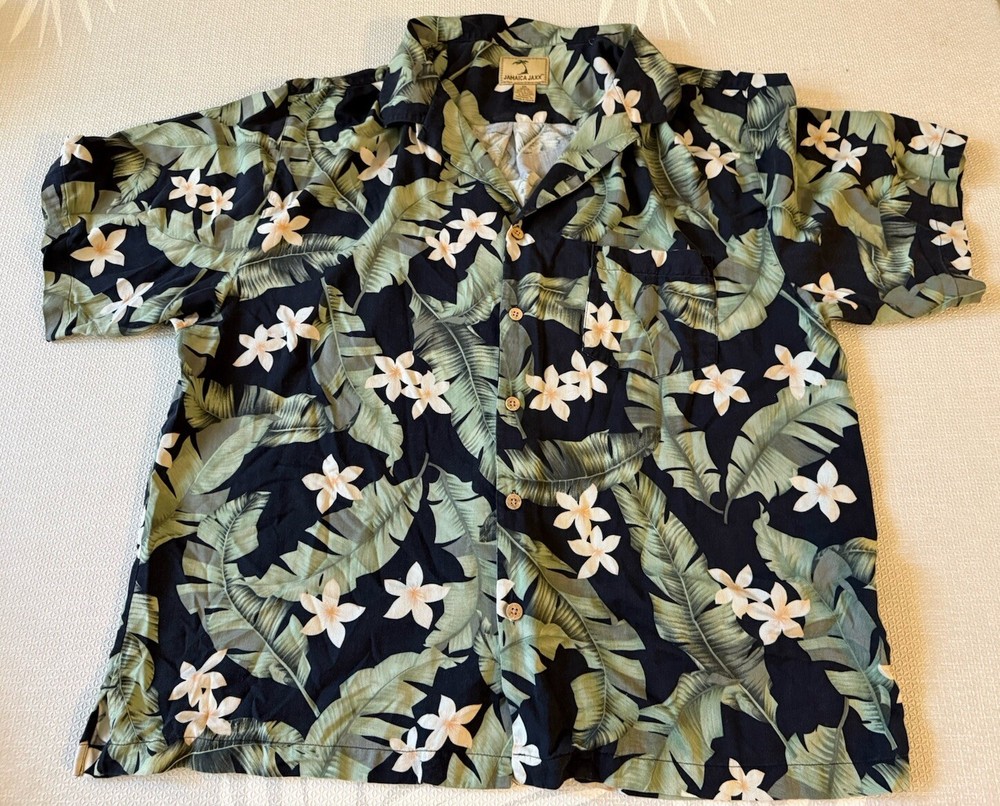Jamaica Jaxx Silk Hawaiian Shirt XXL