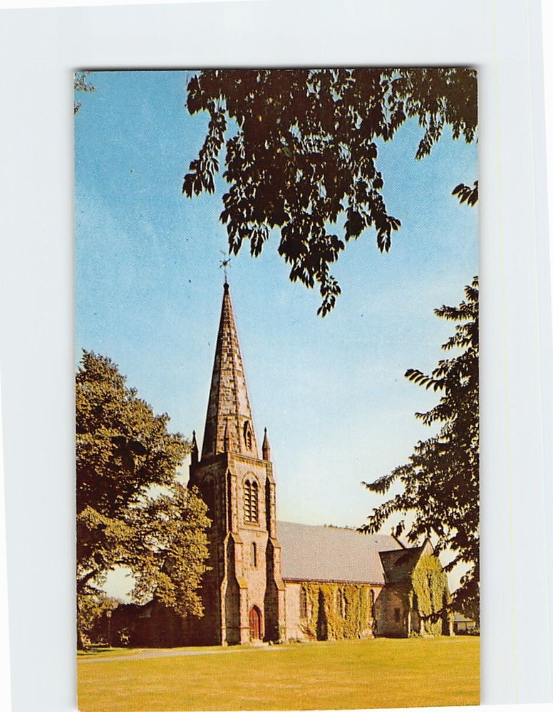 Postcard Saint Barnabas Memorial Church Falmouth Cape Cod Massachusetts USA