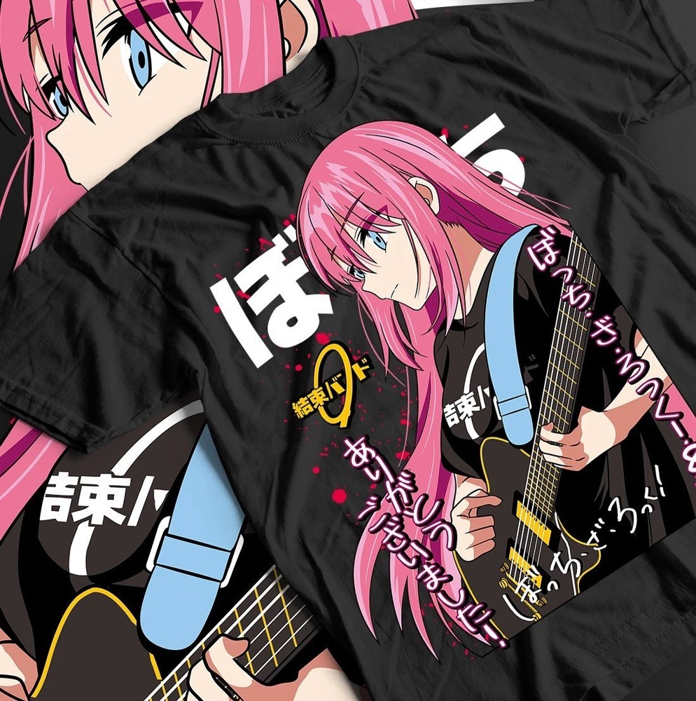Kawaii Funny Hitori Gotou Bocchi The Rock Anime T-Shirt Gift For Friends