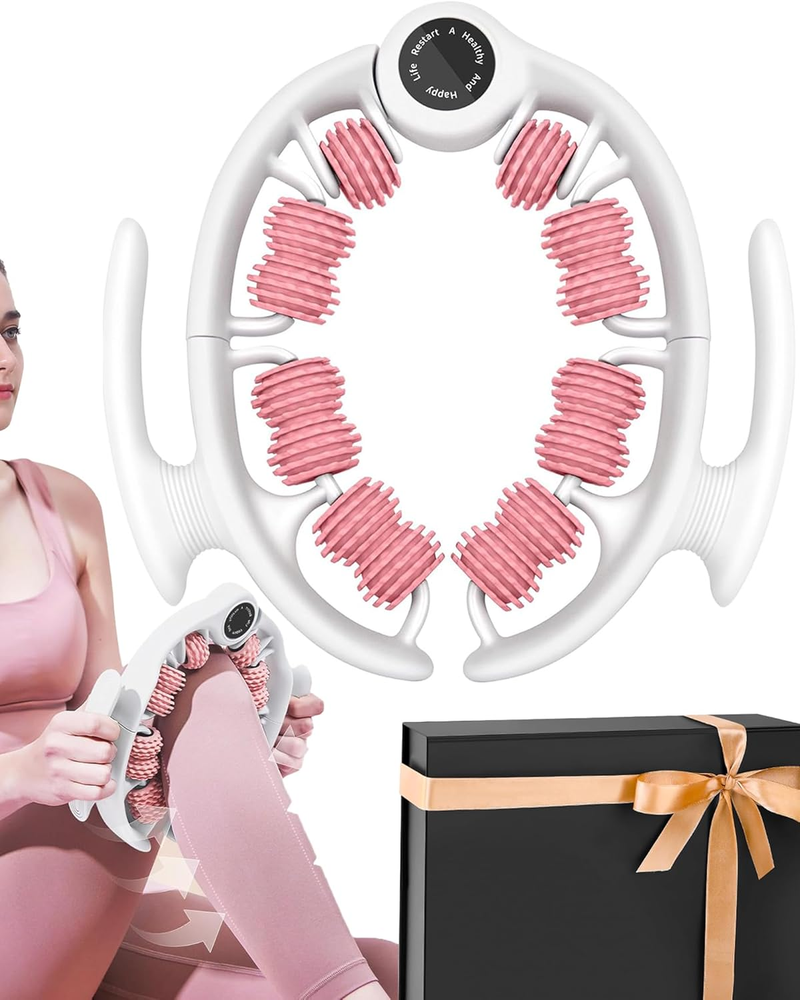 Cellulite Massage Roller - Anti-Cellulite Massager with Detachable Roller Handle