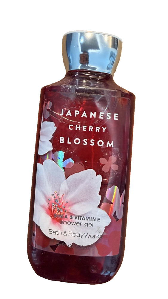 BATH AND BODY WORKS Japanese Cherry Blossom Shea & Vitamin E Shower Gel 10 oz
