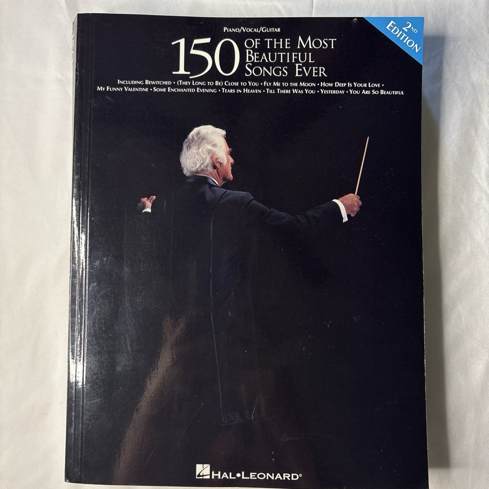 Hal Leonard 150 Most Beautiful Songs Piano Vocal Guitar Songbook
