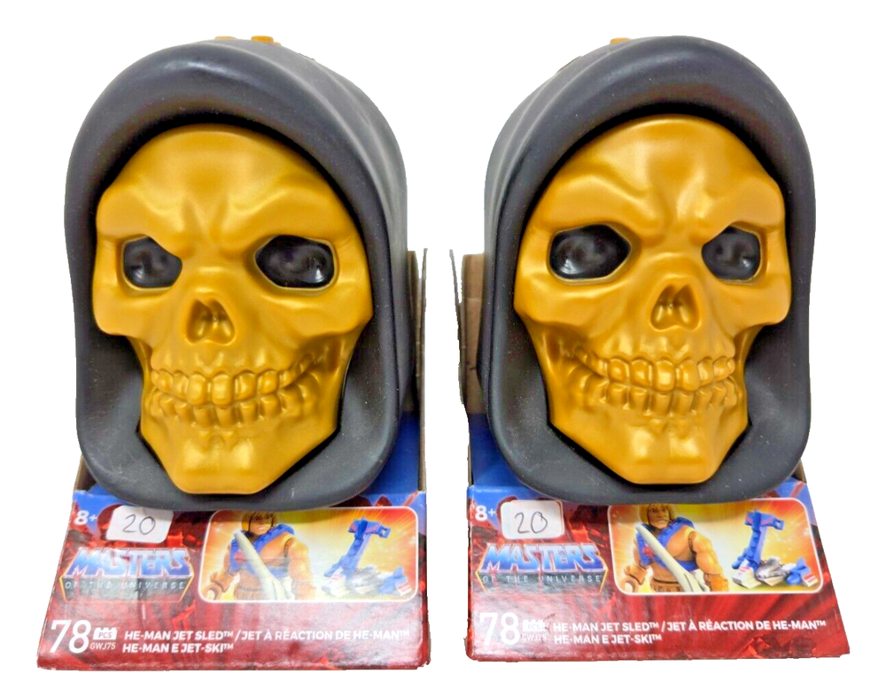 Mega Construx Masters of the Universe He-Man Skeletor Jet Sled 2-Pack New