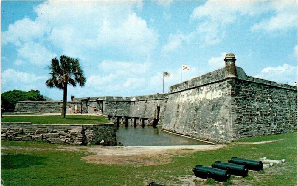 Castillo de San Marcos, National Monument, St. Augustine, Florida, Postcard