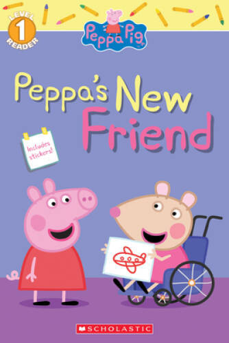 Peppa Meets Mandy Mouse (Peppa Pig Level 1 Reader with Stickers) - GOOD