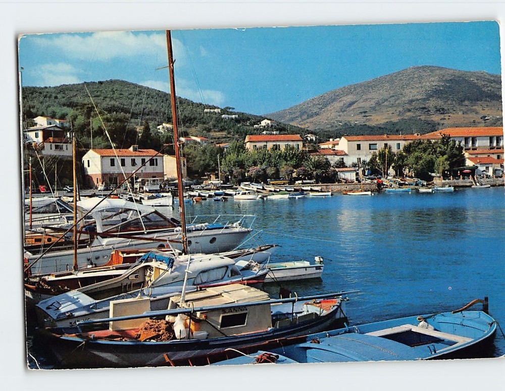 Postcard General View of Cavo Isola D'elba Italy