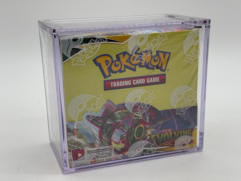 Pokemon TCG Sword & Shield Evolving Skies Booster Box SEALED w/AcrylicPROBSTEIN is actively accepting consignments !!