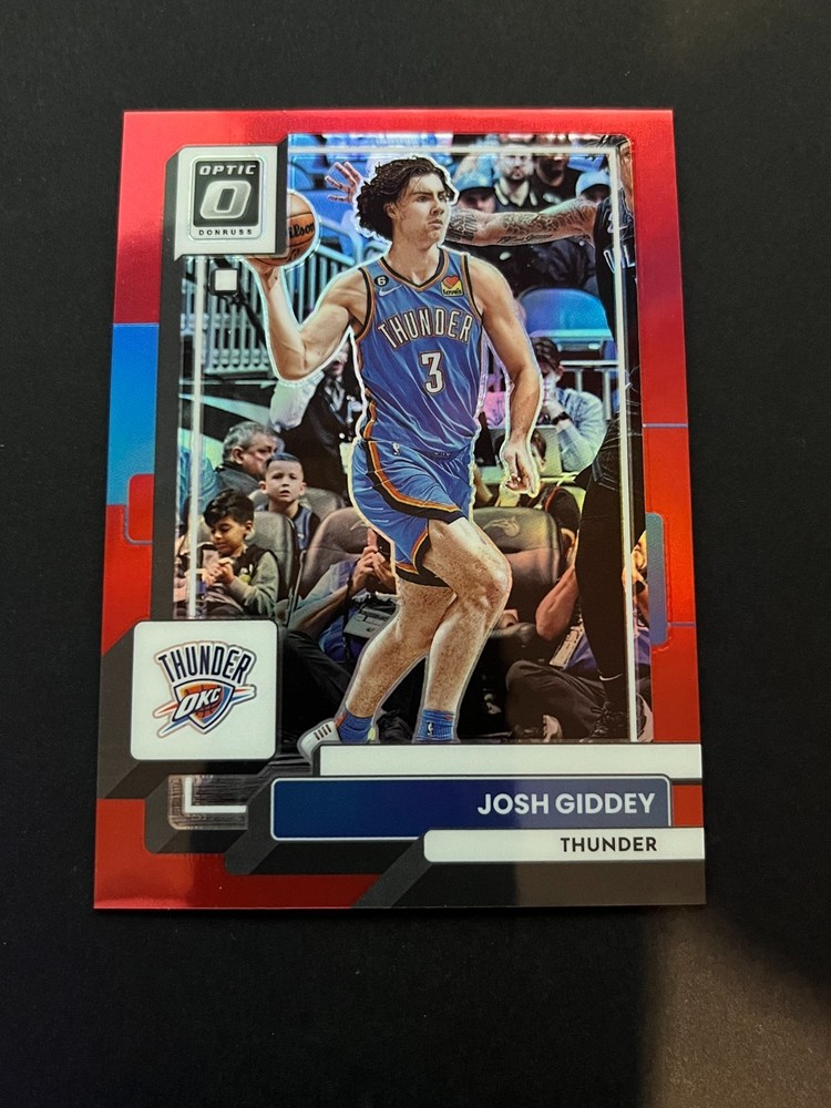 2022-23 Josh Giddey /99 Panini Donruss Optic Red