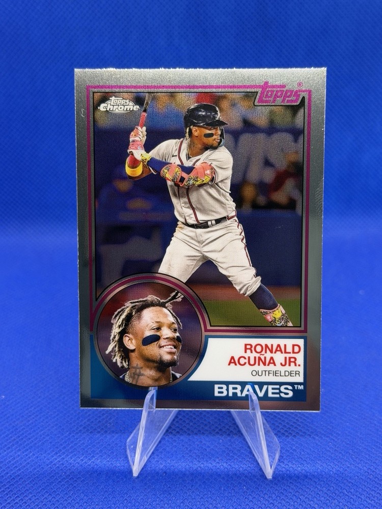 2023 Topps Chrome Lids Mitchell & Ness - 1983 Design Ronald Acuña Jr. #83-2