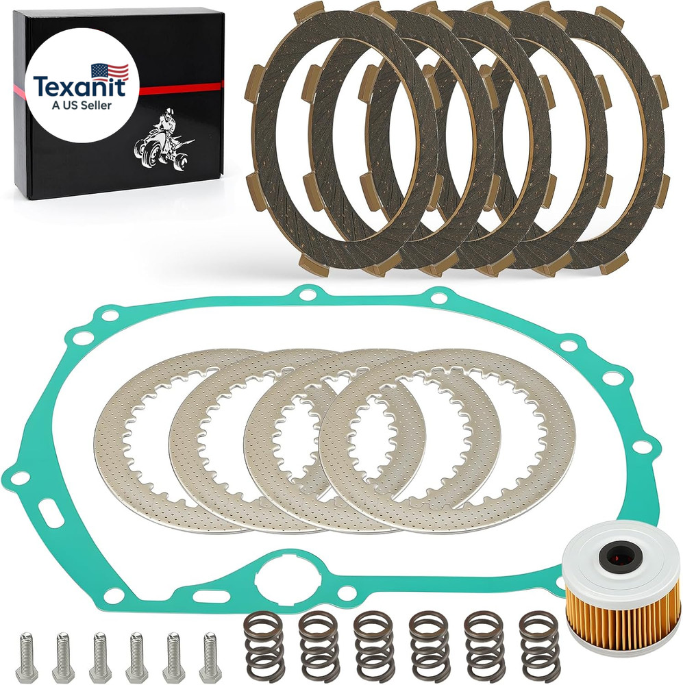 For Kawasaki KLX110 BR125 Z125 PRO Clutch Friction Plates + Gasket Spring Kit W/