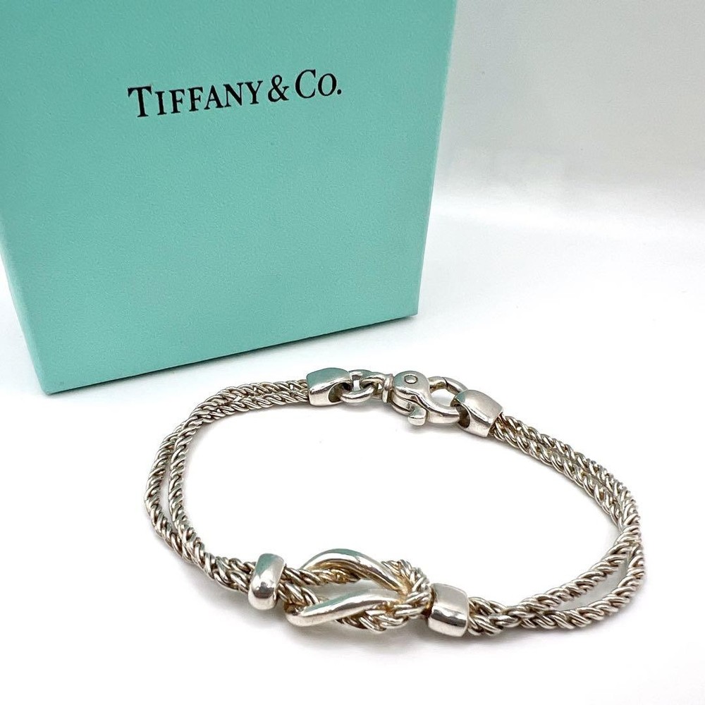 Tiffany Double Rope Knot Bracelet Pre-Owned Luxury Jewelry