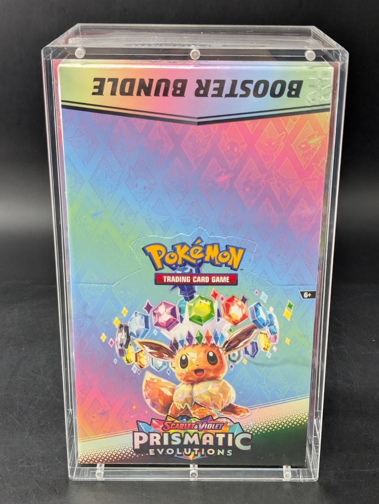 Pokemon SV8.5 Prismatic Evolutions Sealed Booster Bundle Display W/Acrylic CasePROBSTEIN is actively accepting consignments !!