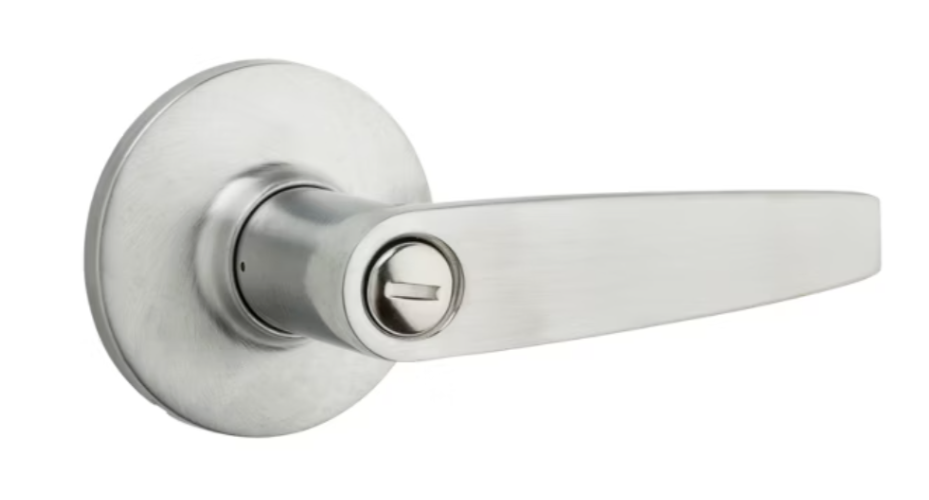 Kwikset SL3000WI 26D RCAL RCS  Winston Privacy Lever, Satin Chrome - 2 pack
