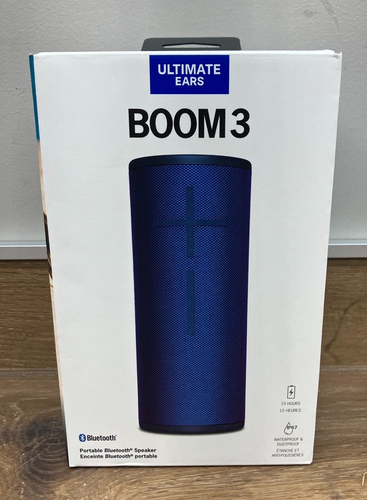 Ultimate Ears Boom 3 Wireless Speaker - Lagoon Blue NEW/SEALED - Free Shipping!